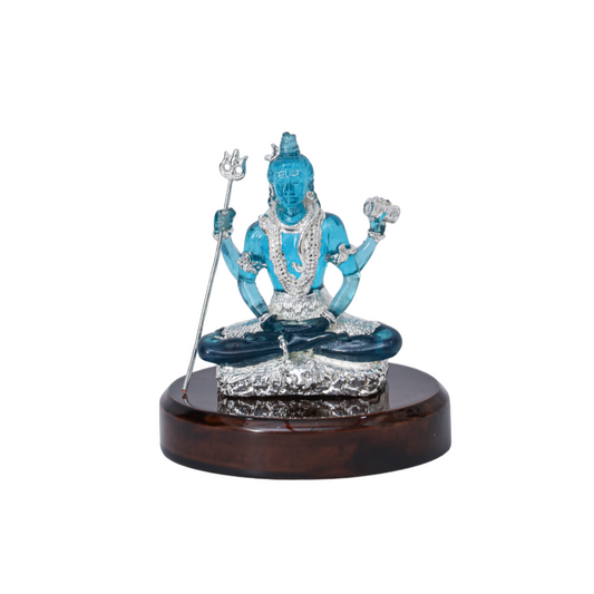 lord shiva Lmitation Glass Sculpture