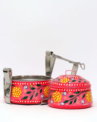 Handpainted tiffin set