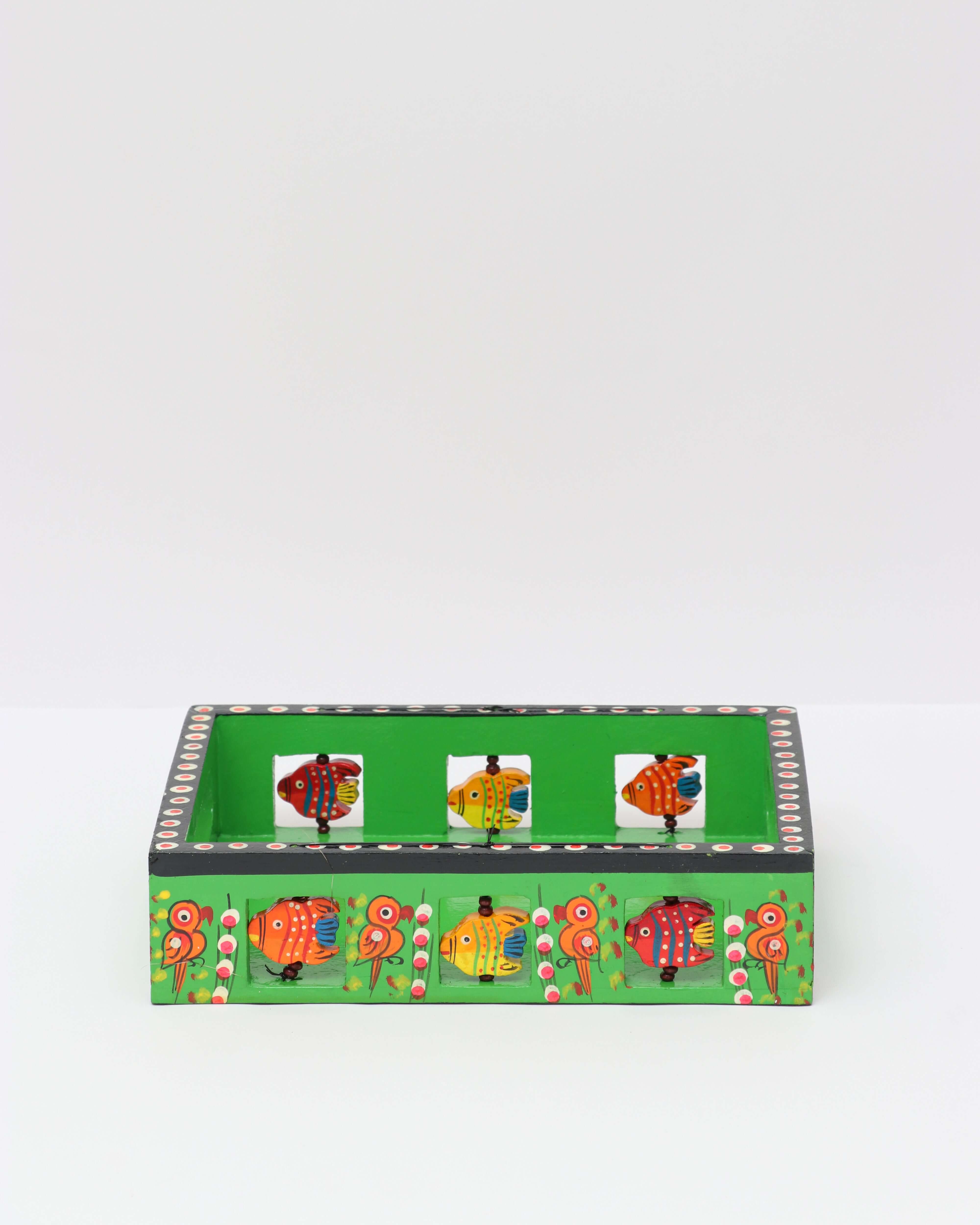 Handmade Handpainted wooden Tray