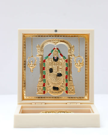 Lord Balaji - Charan Paduka White (Medium)