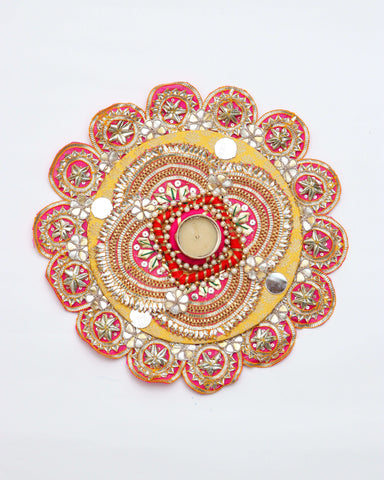 Handcrafted Rangoli mat