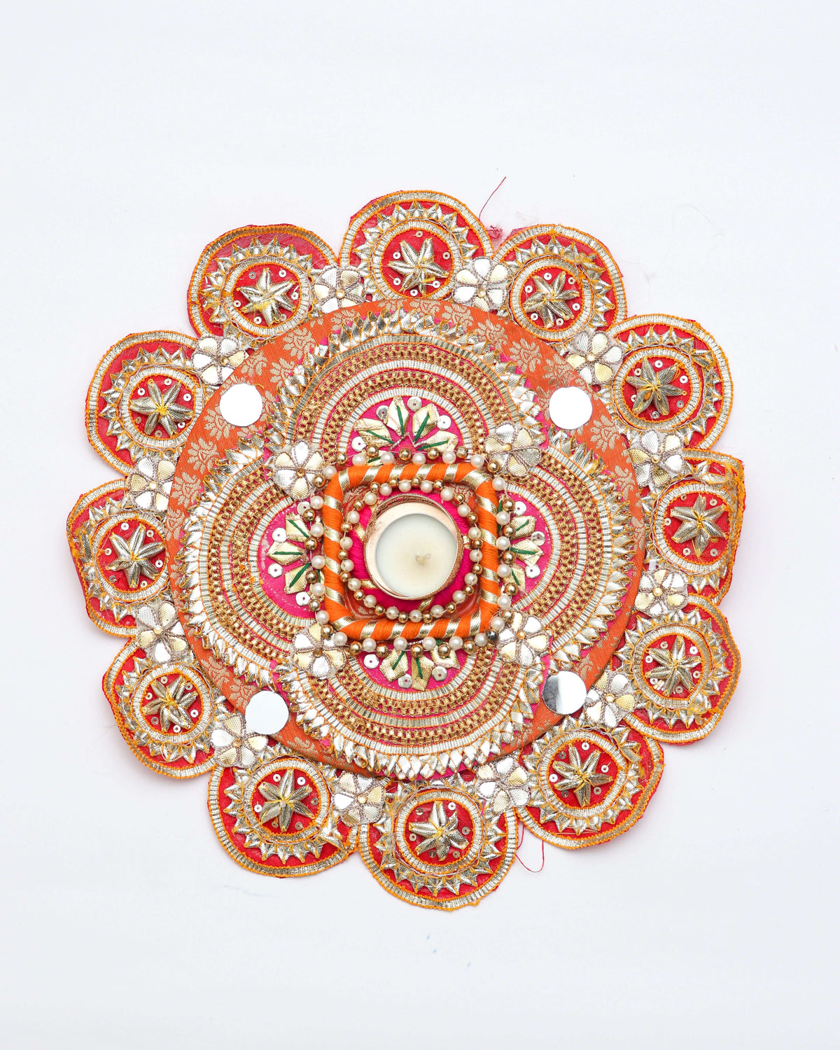 Handcrafted Rangoli mat
