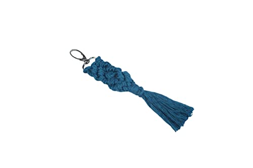 Key chain cum bag charm (Set of 2), Blue Wemy Store