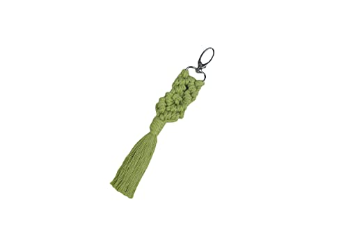 Key chain cum bag charm (Set of 2), Green Wemy Store