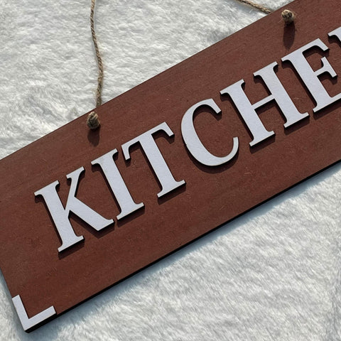 Kitchen Wooden Hanging Sign Board Wemy Store
