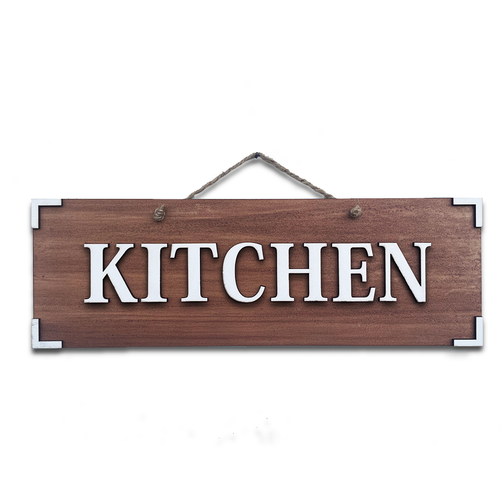 Kitchen Wooden Hanging Sign Board Wemy Store