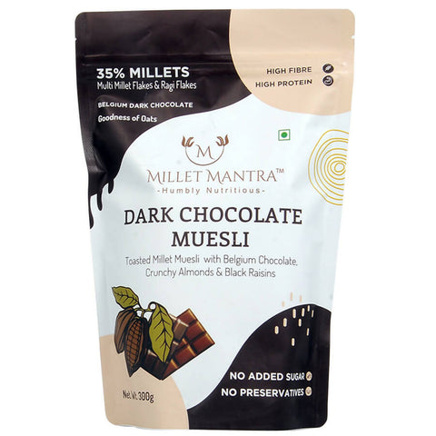 Millet Muesli Dark Chocolate Muesli 300 gms Wemy Store