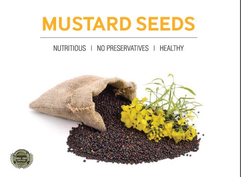 Mustard Seeds Pet Jar (150 g) Wemy Store