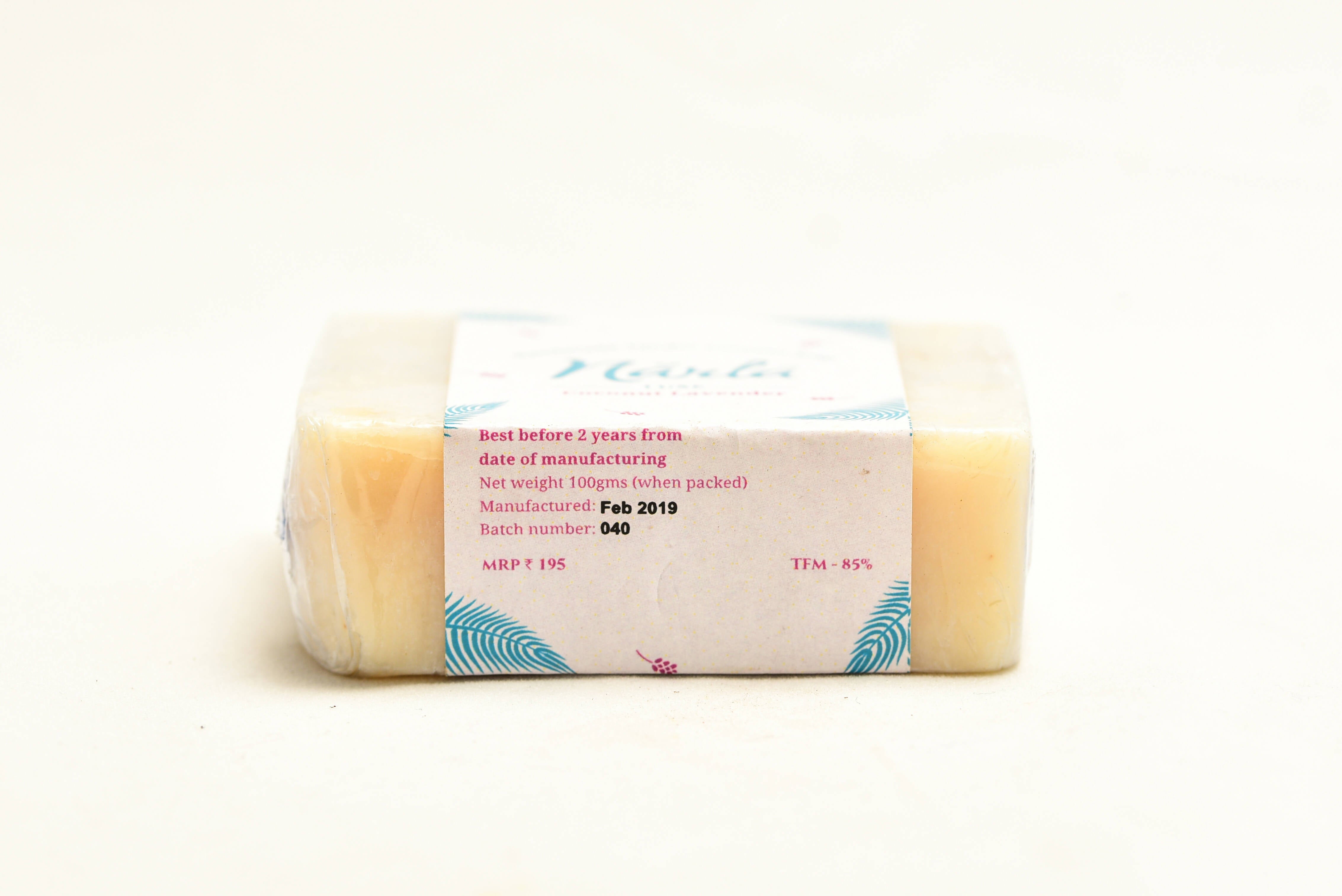 Narla Handcrafted Soap - Coconut Lavender- 100 gm Wemy Store