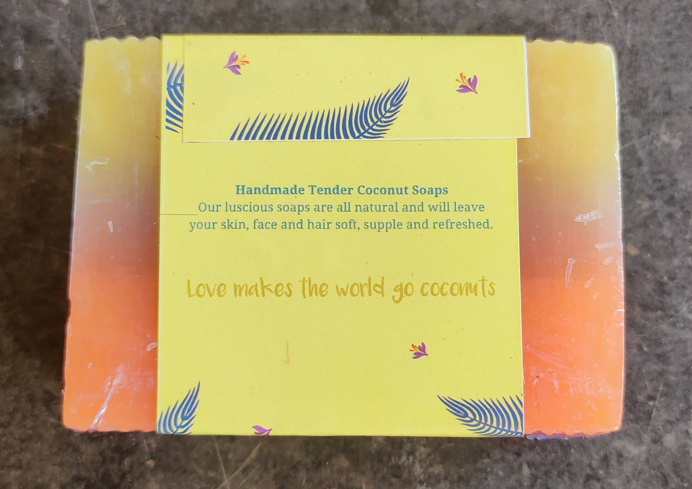 Narla Handcrafted Soap - Coconut Saffron Sandalwood- 100 gm Wemy Store