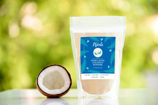 Narla Premium Desiccated Coconut Powder (Low fat)-120gm Wemy Store