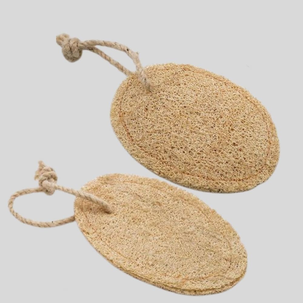 Natural Loofah Body Scrubber- Pack of 2 Wemy Store