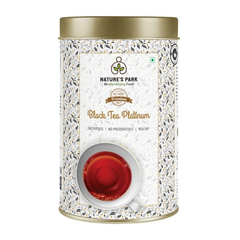 Nature's Park Black Tea Platinum - Premium Tea Can (125 g) Wemy Store