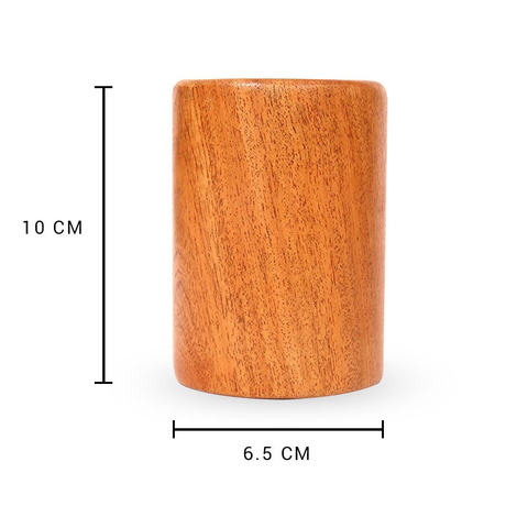 Neem Wood Tumbler (200 ML | 10 CMS) Wemy Store