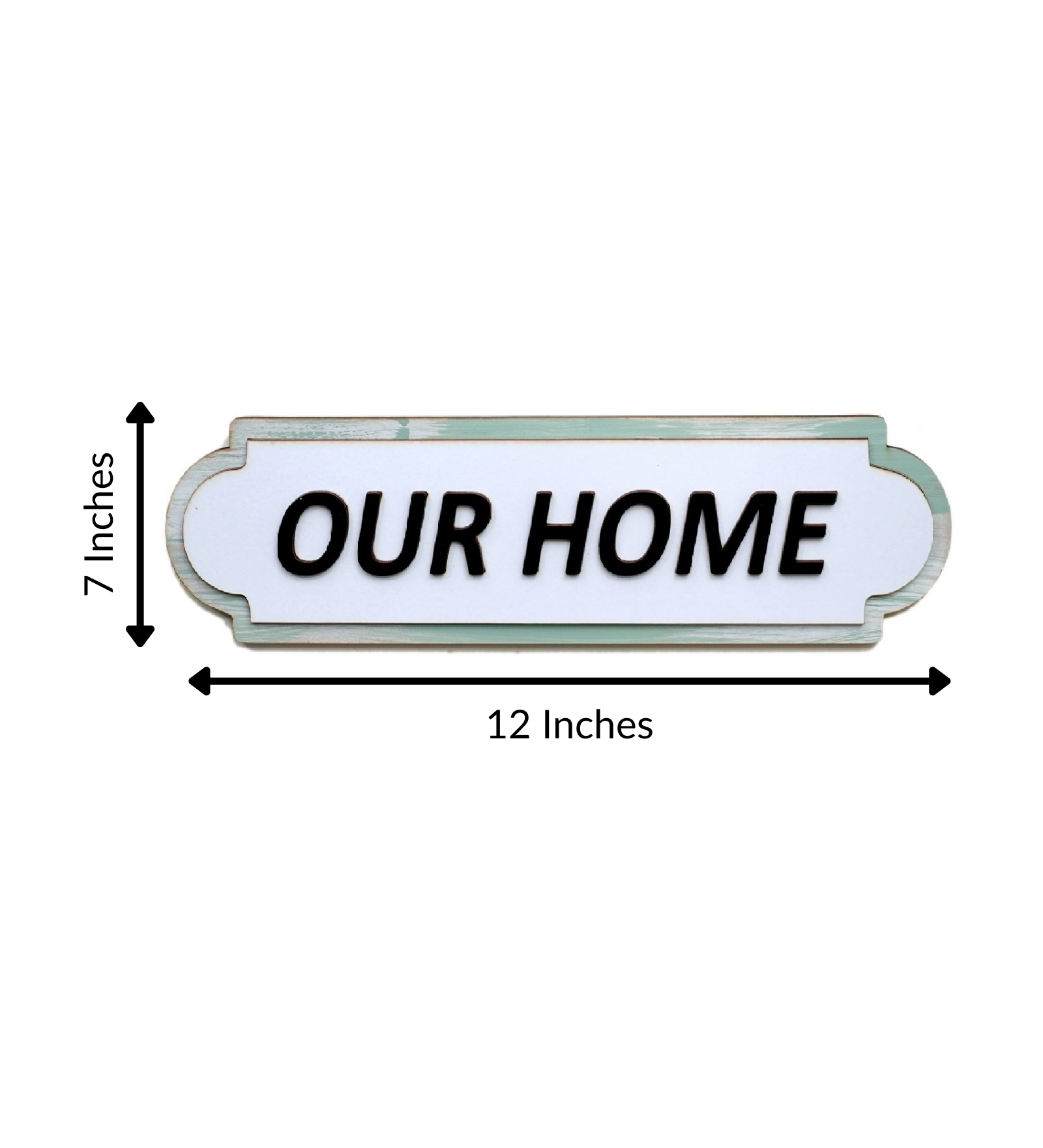 Our Home 3D Layered Wooden Sign Board Wemy Store