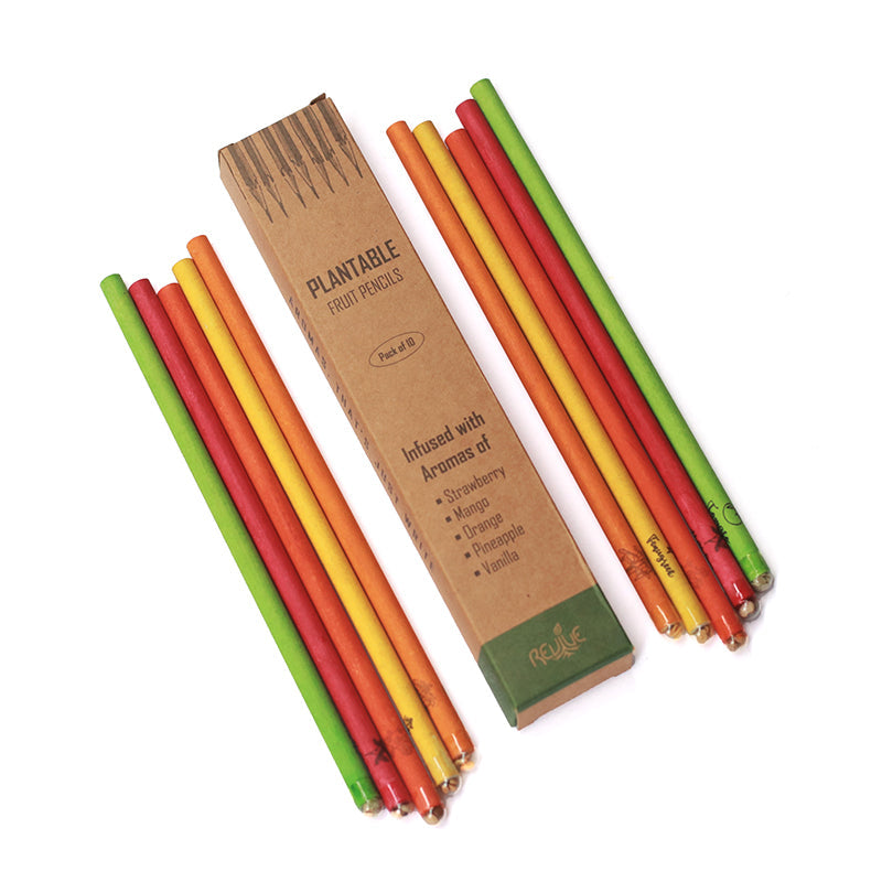 Plantable Fruit Pencils (Pack of 10) Wemy Store