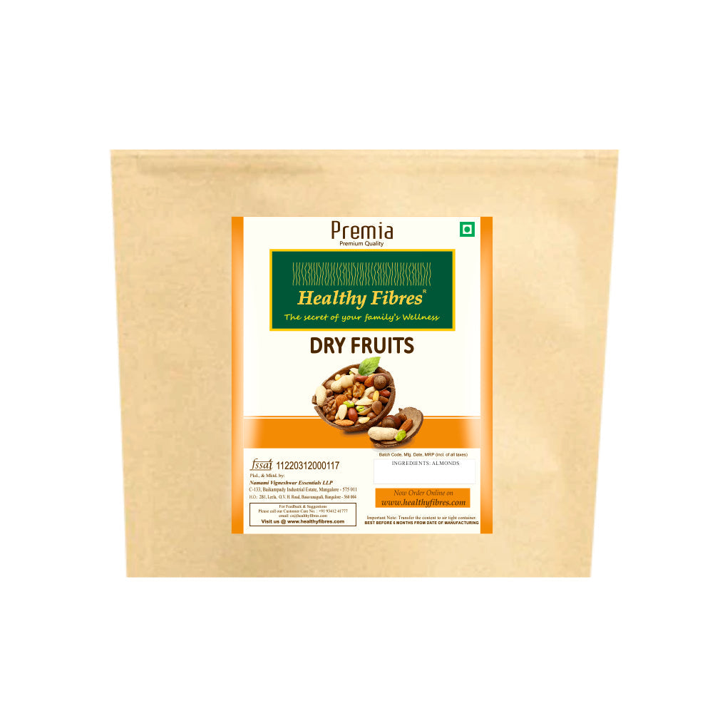 Premia Almonds 250 gms Combo of 2 Wemy Store