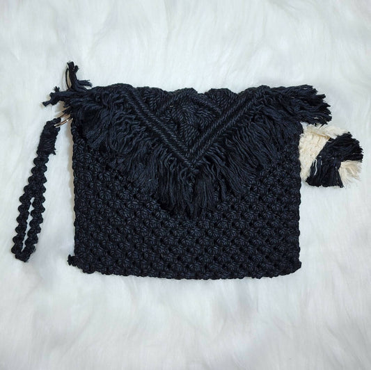 Premium Handcrafted Macrame Clutch Bag with sling Wemy Store