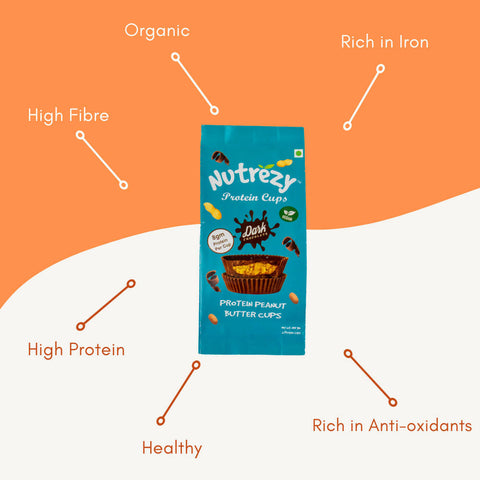 Protein Peanut Butter Cups 100gms | Vegan Wemy Store