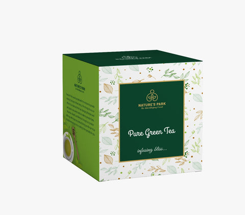Pure Green Tea Pyramid Tea Bags (20 Pcs) Wemy Store