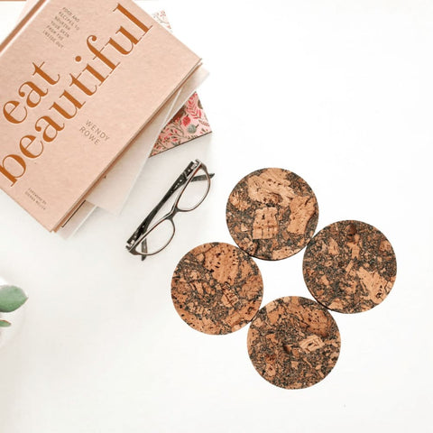 Quirky Cork Coasters Wemy Store