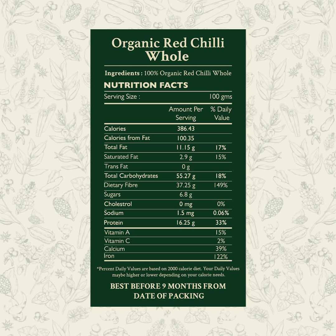 Red Chilli Whole -50 g Wemy Store