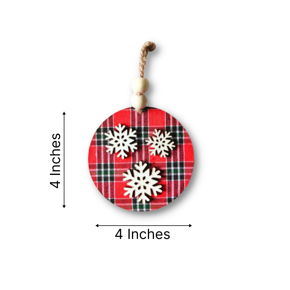 Set of 6 Christmas Decoration For Tree, Wall or Door Wemy Store