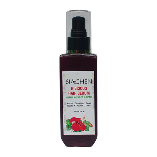 Siachen Hibiscus Hair Serum with Lavender and Neem | GEL BASED | SLS & Paraben Free | Detangles, Hydrates, Softens & Adds Shine Wemy Store