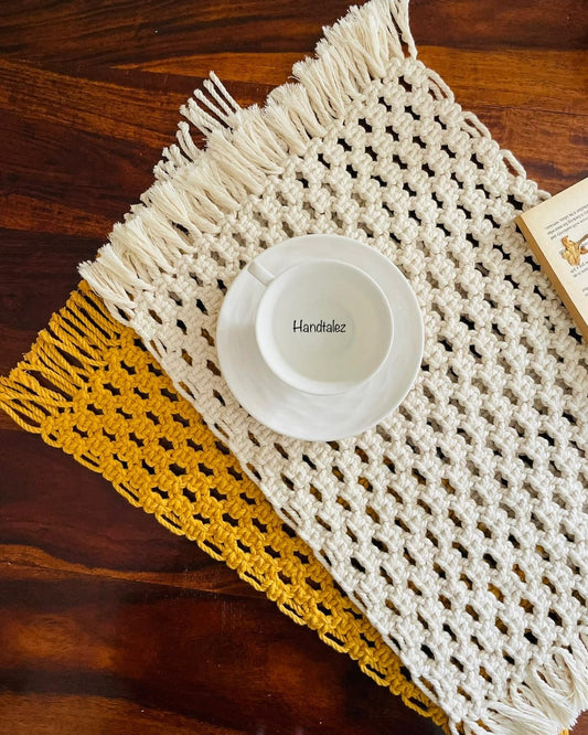 Table Mat (SINGLE), Offwhite Wemy Store