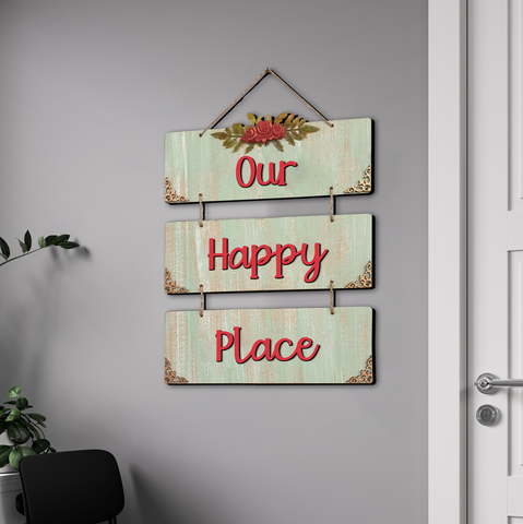 Thankful Grateful Blessed 3 Layer Decorative Wall Art Wemy Store