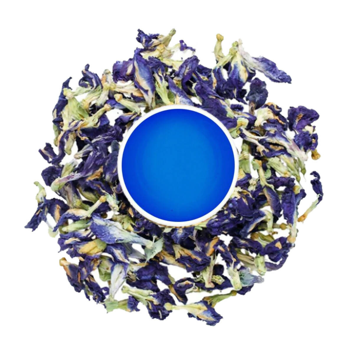 The Tea Shore Blue Pea Flower - 30g (51 Cups of Blue Tea) | Caffeine-Free Herbal Tea Wemy Store