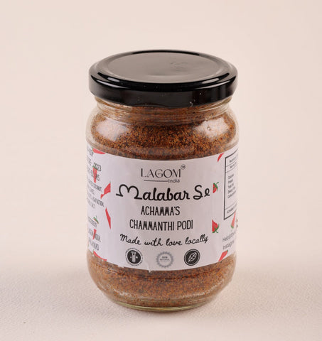 Traditional homemade Achamma's Chammanthi podi (Spicy coconut powder)- 150 grams Wemy Store
