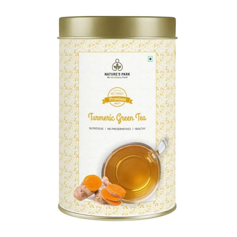 Turmeric Green Tea Can (100 g) Wemy Store