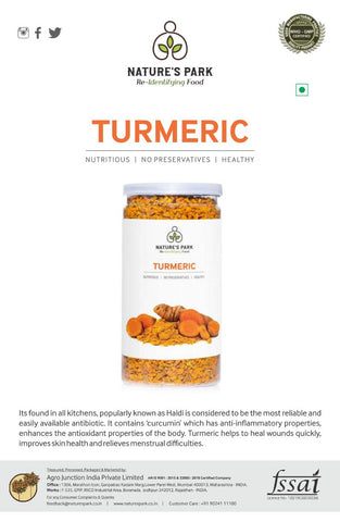 Turmeric (Haldi) (Pet Jar) 140 g Wemy Store