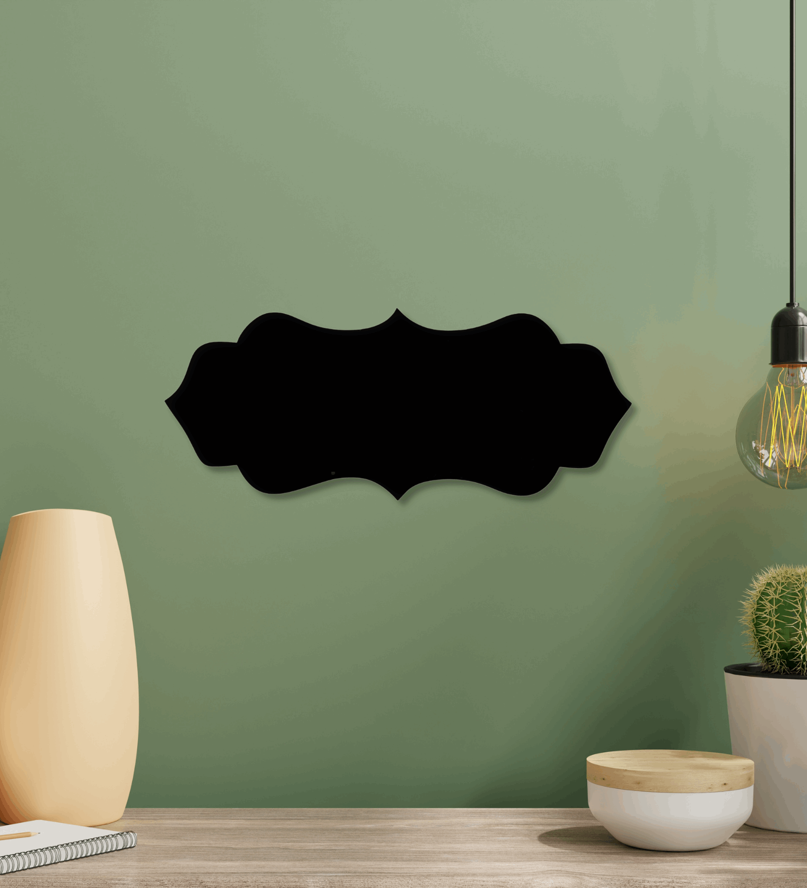 Unique Design Black Board For Kitchen or Gallery Wall Wemy Store