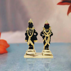 Lord Vithal and Rukmani Statue for Home Decor and Gifting