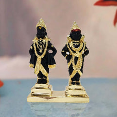 Lord Vithal and Rukmani Statue for Home Decor and Gifting