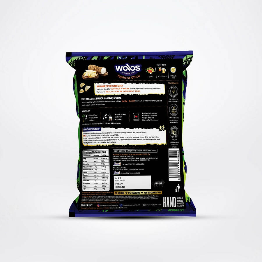 WABS Healthy Tapioca Chips Desi Fantasy (200gm) Wemy Store