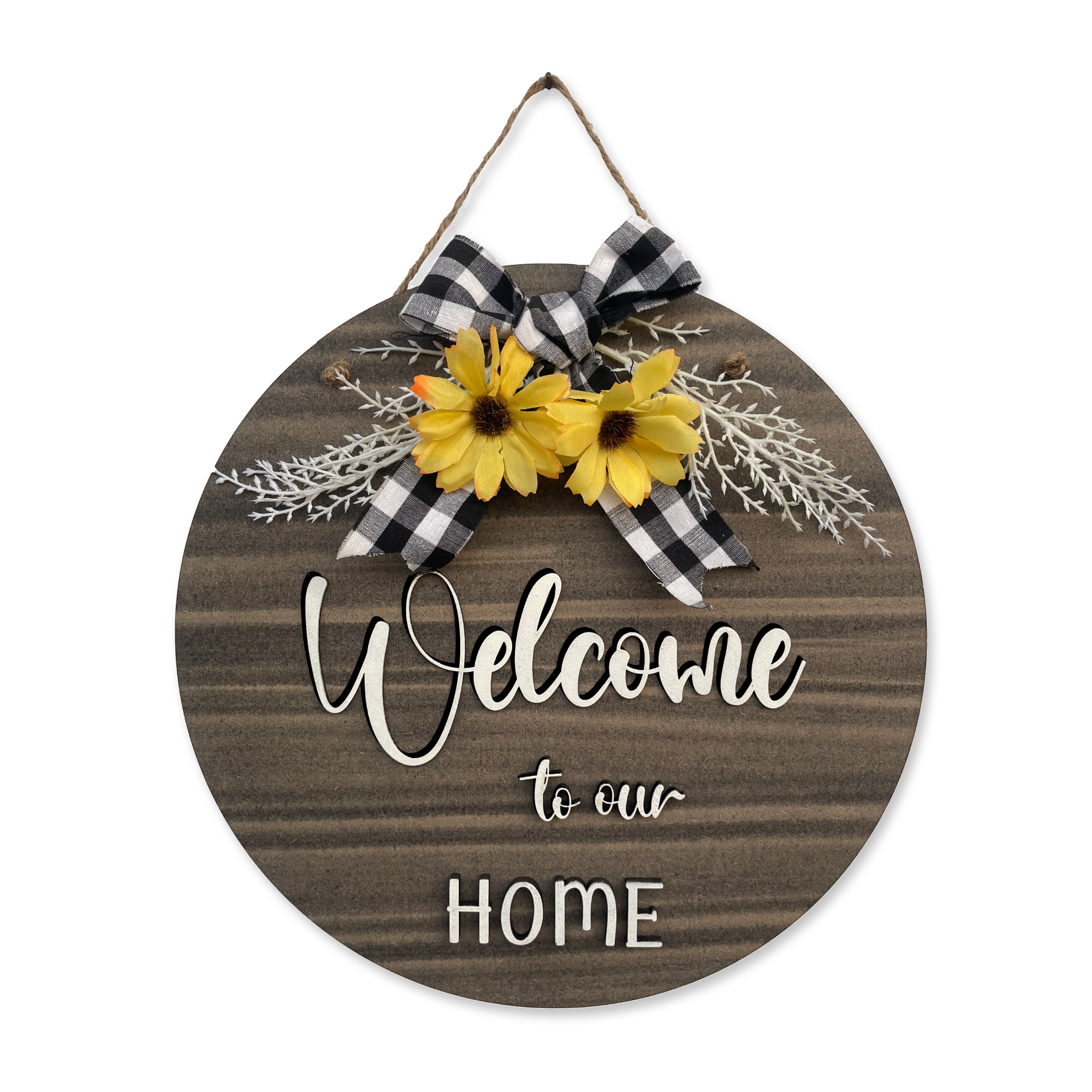Welcome To Our Home Hanging Home DÃ©cor 12 Inches Wemy Store