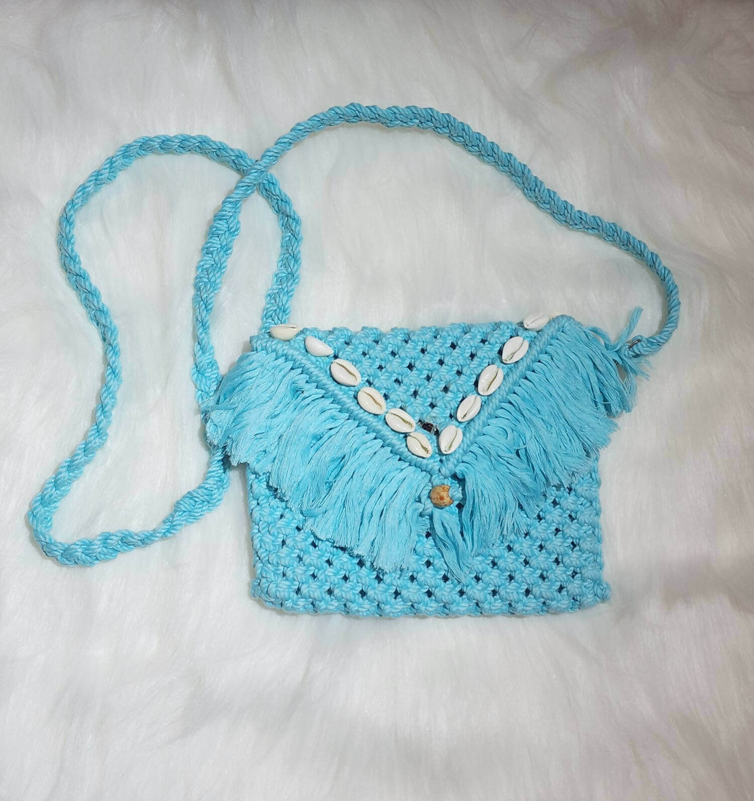 Wemy Handcrafted Macrame Clutch Bag with sling Wemy Store