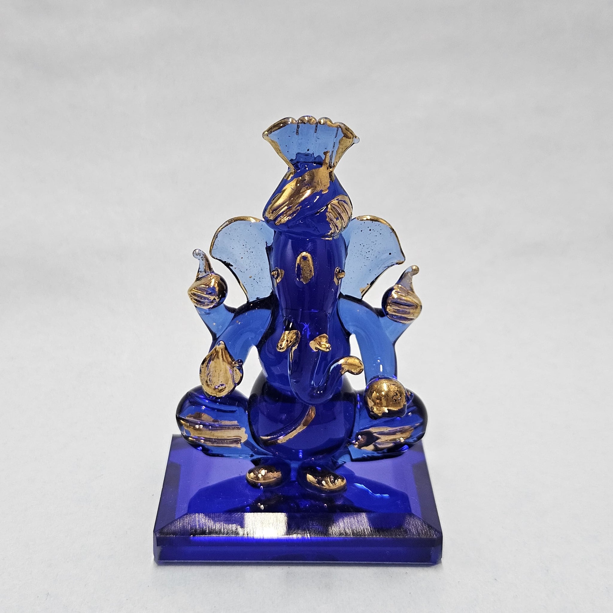 Pagri Ganesha Idol for gifting and Home Decor (3 inches)