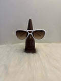 Wooden Nose Shaped Spectacle Holder Wemy Store