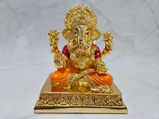 Dagdushet Ganesha Gold (5 inches)