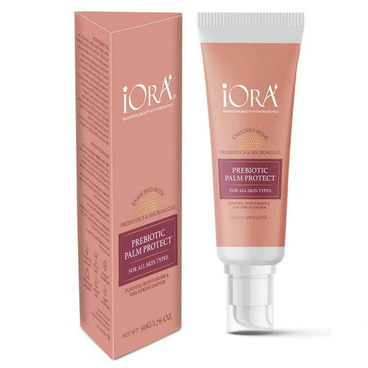 iORA Prebiotic Palm Protect for Nourished & Moisturised palms | powered by Colloidal silver & Tomato Extracts & Alovera & Shea Butter | Repairs Skin Texture & Improves Nail Health | For Men & Women(30ml) Wemy Store