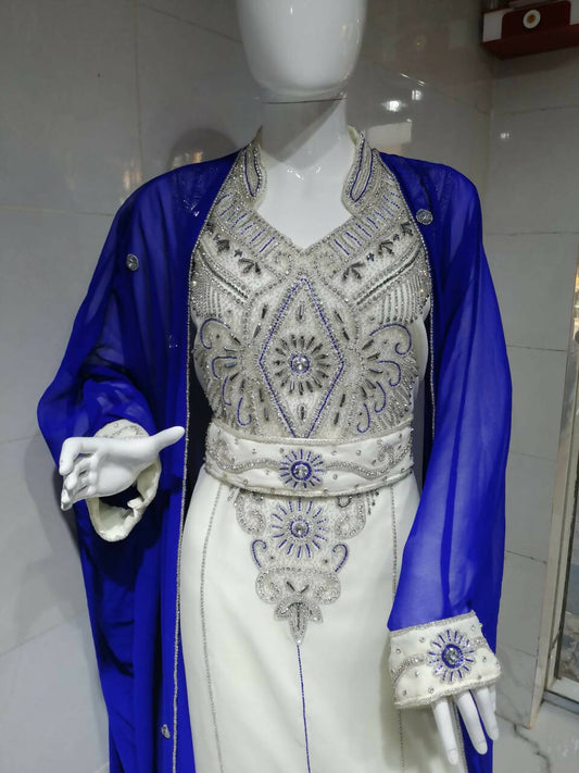 Luxury Two piece jacket style kaftan Moroccan Kaftan