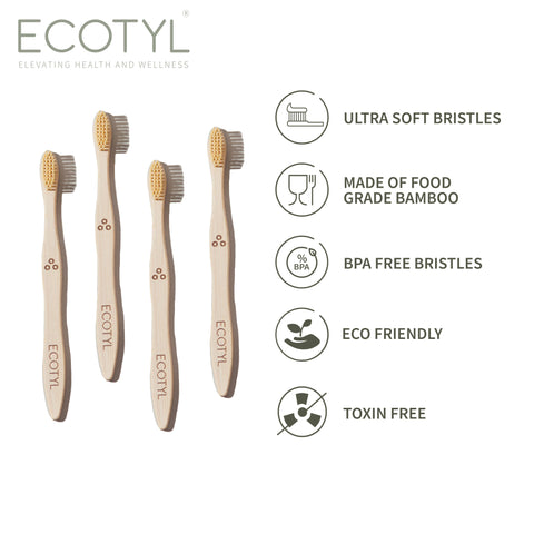 Bamboo Tooth Brush - Set of 2 (2 Pc)