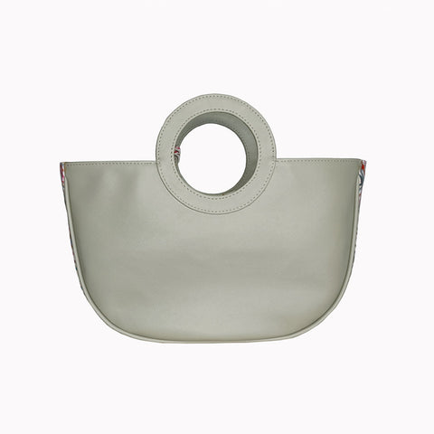 IMARS Stylish Handbag Sage Green For Women & Girls (Basket Bag) Made With Faux Leather