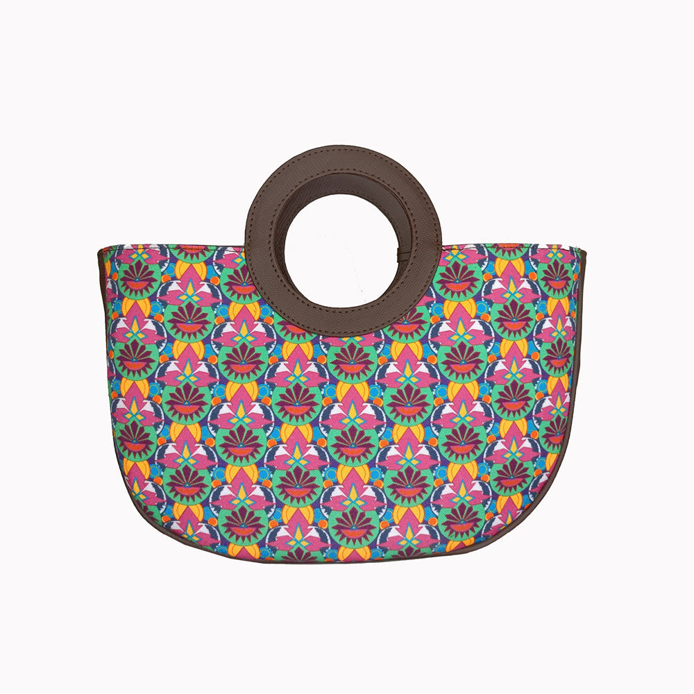 IMARS Stylish Handbag Multi Color For Women & Girls (Basket Bag) Made With Faux Leather