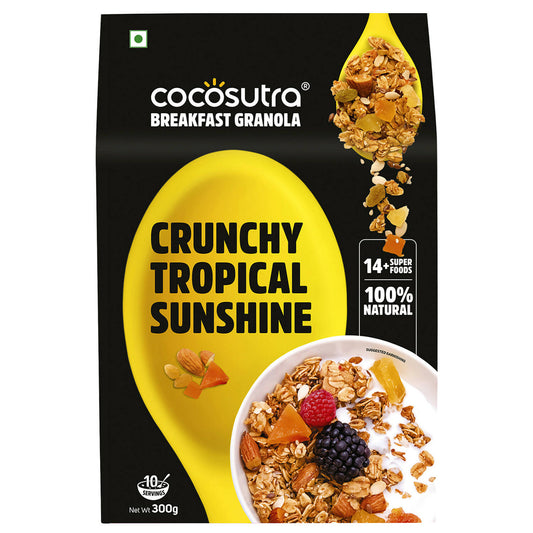 Cocosutra Granola - Crunchy Tropical Sunshine, 300 g