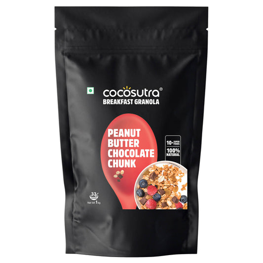 Cocosutra Granola - Peanut Butter Chocolate Chunk, 1000 g